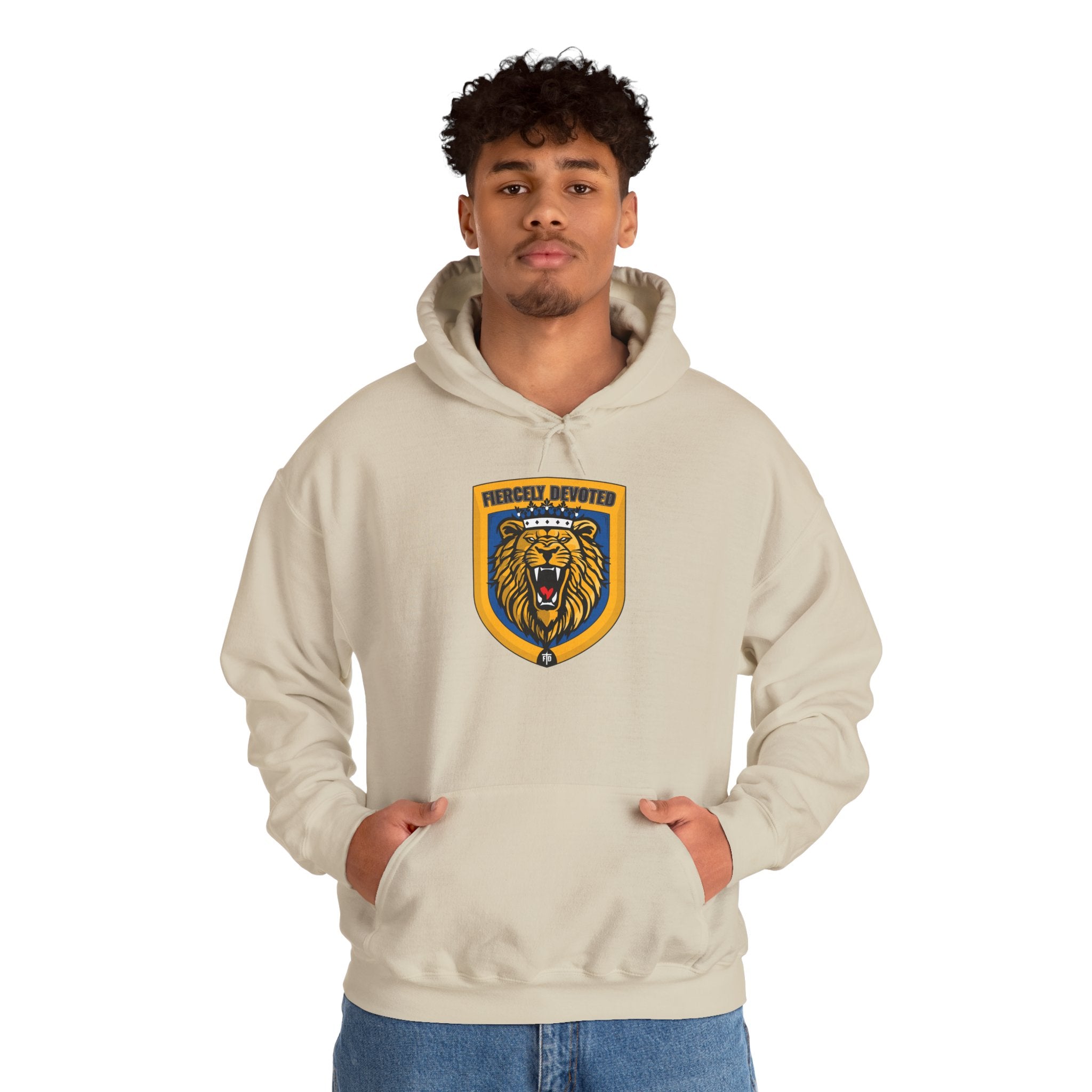 Fiercely Devoted Lion Hoodie